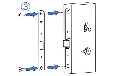 MPF1614 Door Handle Lock