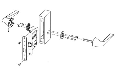 MPN1611 Door Lever Lock