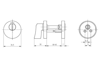 MPN1612 Door Lever Lock