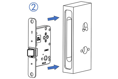 MPN1612 Door Lever Lock