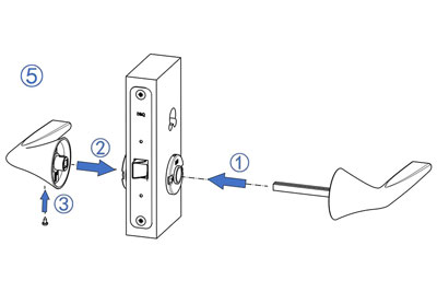 MPN1612 Door Lever Lock