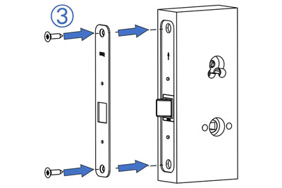 MPN1614 Door Lever Lock